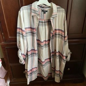 Simply Vera Vera Wang Plaid Flannel Tunic